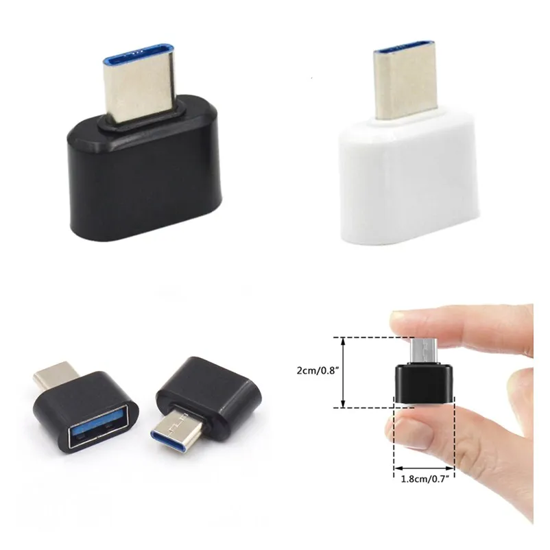

2pcs Type-C Male to USB 3.0 Female USB Converter For Xiaomi mi6 Nexus 5x 6p Samsung MacBook USB Adapter