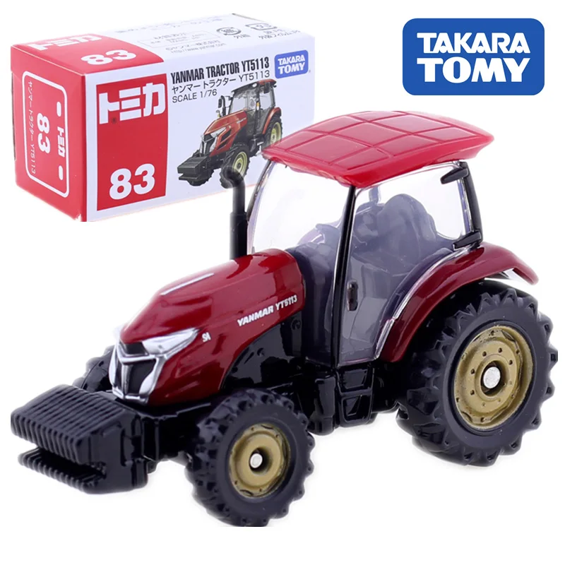 

TOMICA Yanmar Tractor YT5113 Scale TAKARA TOMY Display Miniature Diecast Metal Car In Toy Vehicle Model Collection Toys