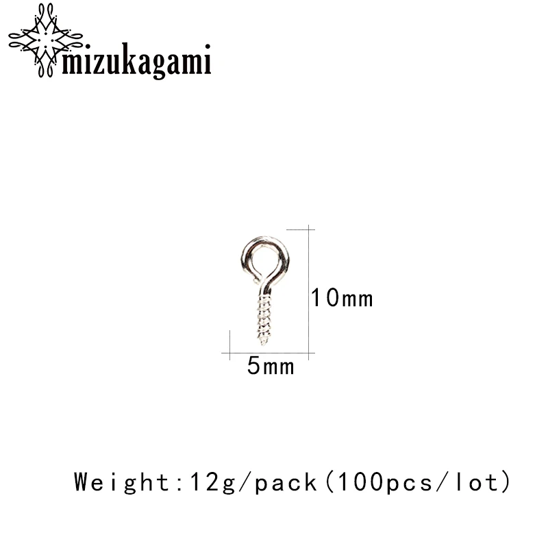 100 шт./лот, модный ювелирный аксессуар, золотые, серебряные гвозди, сплав, овцы, глаза для бисера, подвеска, ювелирные аксессуары - Цвет: Big Silver