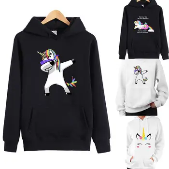 

Women Long Sleeve Unicorn Hoodie Pullover Sweatshirt Casual Hooded Summer Tops Hoodies