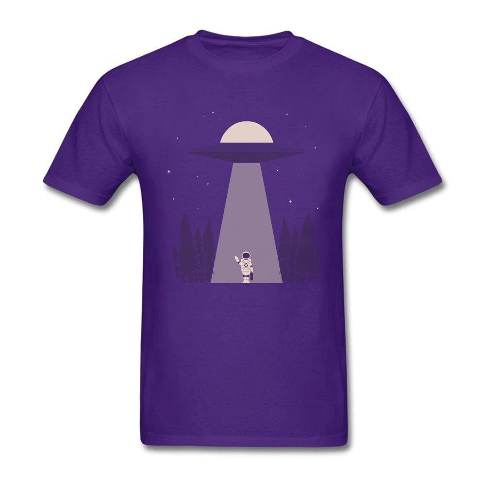 Bye UFO Adult T Shirt Cool Custom Made Loose T-Shirt Men Short Sleeve Round Neck Tshirts Guys Personality Tee | Мужская одежда