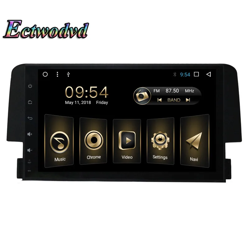 

Ectwodvd 2018 Newest Octa Core Android 8.1 Car Radio Stereo GPS Navigation for Honda CIVIC 2016 Auto DVD Multimedia Player