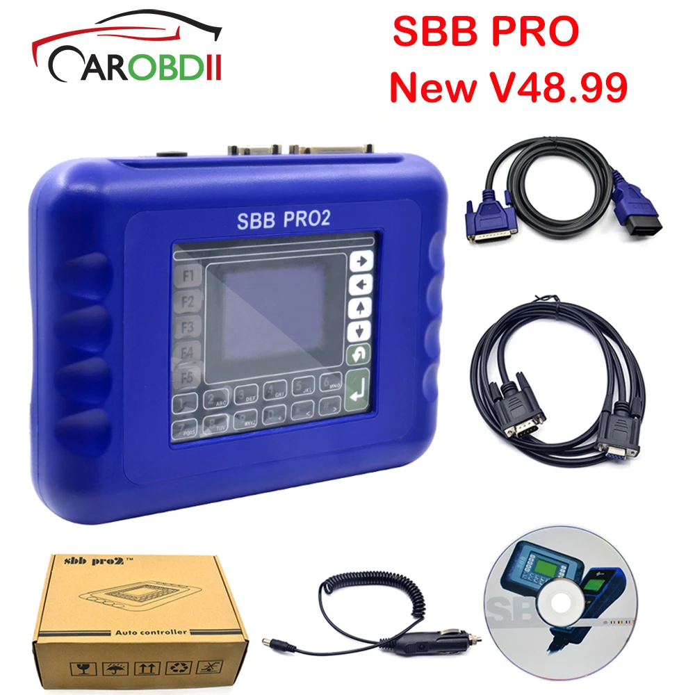 

2019 SBB PRO2 Key Programmer V48.99 V48.88 V46.02 Support Cars Up to 2017 Support for T-oyota G Chip No Token Limit SBB PRO 2