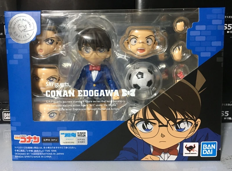 WSTXBD Оригинальный BANDAI S.H. Экшн фигурки figuts DetectiveConan Edogawa игрушки для кукол|Игровые и