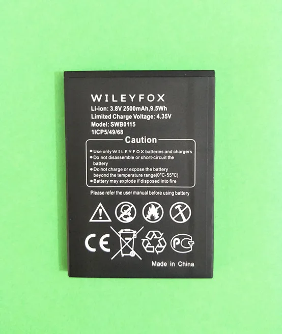 B TAIHENG высокое качество 3 8 V 2500 мА/ч SWB0115 Замена Батарея для Wileyfox Swift сотовый