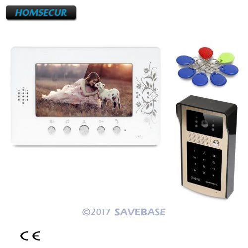 

HOMSECUR 7inch Video Door Intercom System with Mute Mode for Home Security for Apartment