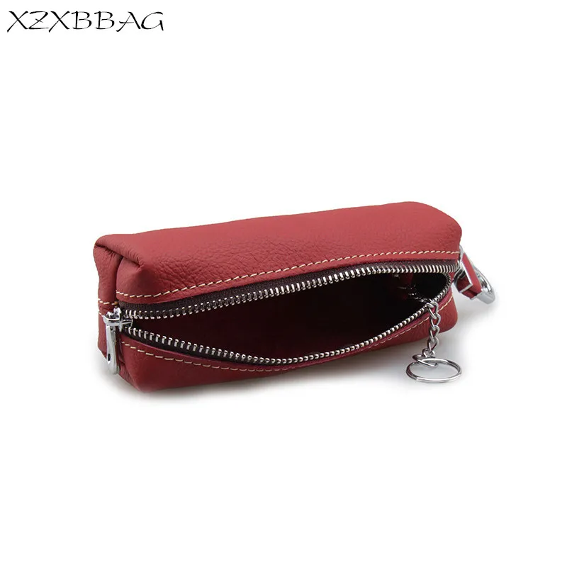 XZXBBAG Genuine Leather font b Key b font font b Wallet b font Big Capacity Business