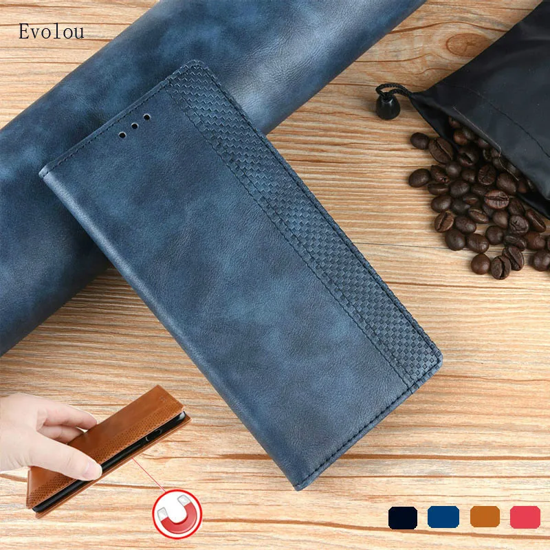 

Case for HTC Desire 19 Plus Retro Magnetic Book Flip Leather case for HTC U19E cover Wallet Card Slot Stand phone Cover Funda