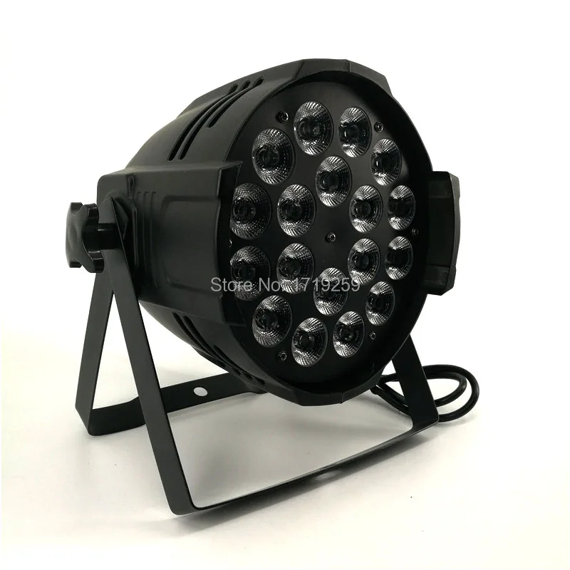 2pcs lot LED Par 18x15W RGBWA Light DMX Stage Lights Business Lights Professional Par Can for
