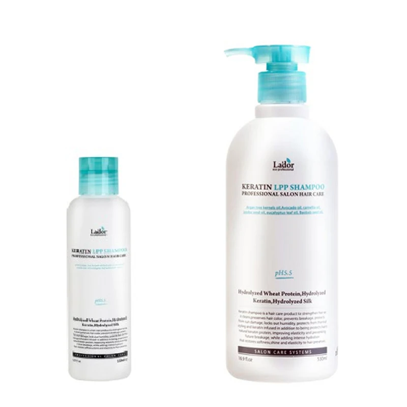 LADOR Keratin LPP шампунь 1 шт. Кератиновое лечение выпрямления волос с предварительно