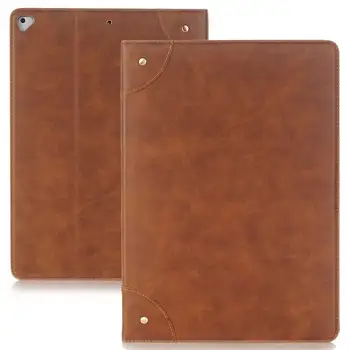 

Luxury Flip Retro Book Leather Case for New iPad Pro 12.9 inch 2017 Business Foldable Stand Card Smart Cover for Apple iPad Pro