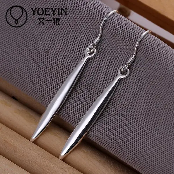 

silver plated pendant earrings Wholesale silver plated long Dangle earrings for women wedding jewelry Nickle free for mother