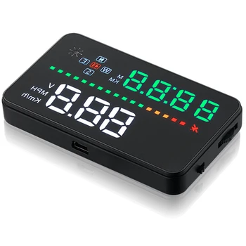 

OBD HUD Car Head Up Display LED Windscreen Projector OBD Scanner Speed Fuel Warning Alarm Data Diagnostic Tool