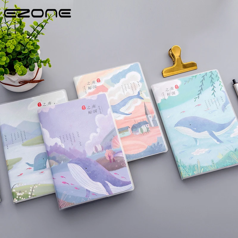 

EZONE 1Pc Creative Trends Cute Animal And Plant Different Style Notebook For Kids Writing Note Daily Memos School Supply