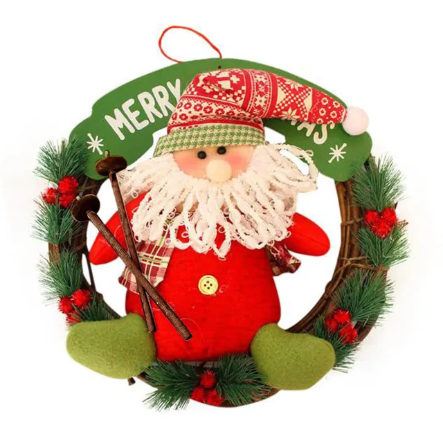 Zero 2017 Christmas Decor Xmas Door Wreath Garland Party Zero 2017 Christmas Decor Xmas Door Wreath Garland Party Hanging B7725 Purchasing
