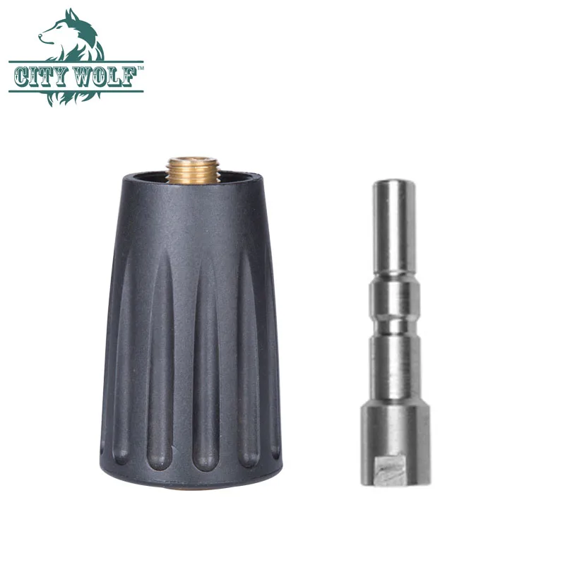 

Car washer Male G1/4 Snow Foam Cannon Sand Blsating Hose Metal Quick Connector for Nilfisk Quick Release set with High Quality