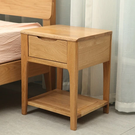 Nightstands Bedroom Furniture White Oak Solid Wood Bedside Table Nightstand Mesitas De Noche Side Table Dormitorio Nachtkastje Nightstands Aliexpress