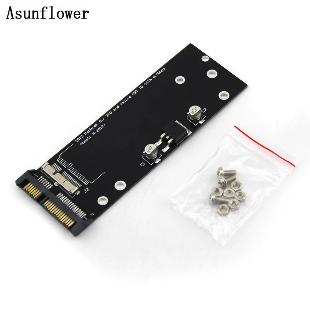 

SSD TO SATA Adapter Card 15+7Pin SDD HDD For 2012 Apple AIR MD223 MD224 MD231 MD232 SSD Adapter Card