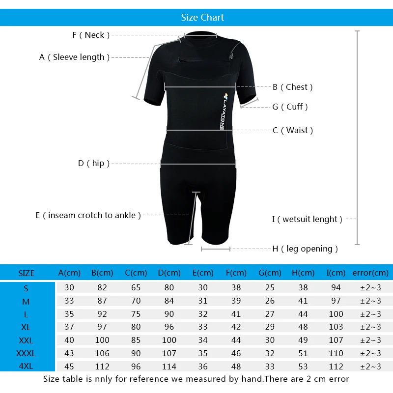 LayaTone 3 мм неопреновый гидрокостюм мужской короткий рукав для серфинга подводного плавания купальный костюм для подводного плавания Каякинг одежда для плавания короткий комбинезон