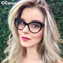 45933 Ретро кошачий глаз простые очки рамки мужской и женский оптический модные очки для работы за компьютером