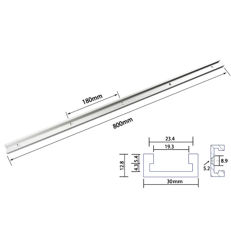 NEW Aluminium Alloy T-tracks Slot Miter Track and Miter Bar Slider Table Saw Miter Gauge Rod Woodworking Tools Workbench DIY