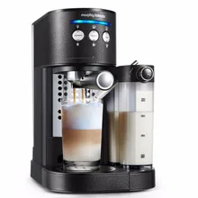 Автоматическая кофеварка, 15 бар, Morphy Richards MR7008T, кофейная машина, модная пенка, Капучино/латте