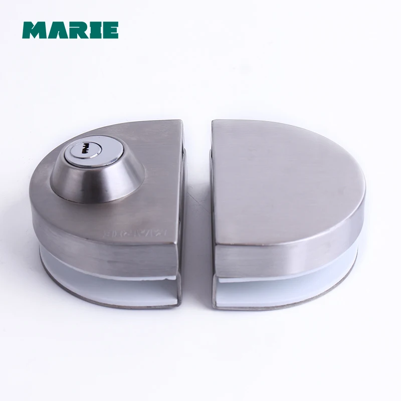 Cabinet Display Case Showcase Single Glass Door Lock Silver Tone Hardware Locks Home Improvement For Home Office