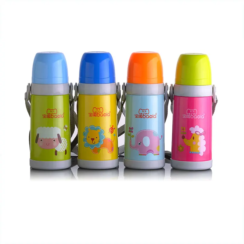 Baola Baby Drinking Water Bottle Stainless Steel Thermos Children Kid