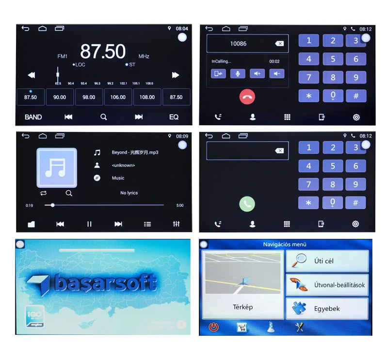 Clearance Android   1024*600 Quad core 10.1" Car radio GPS Navigation for HONDA Accord 7 2003-2007 3