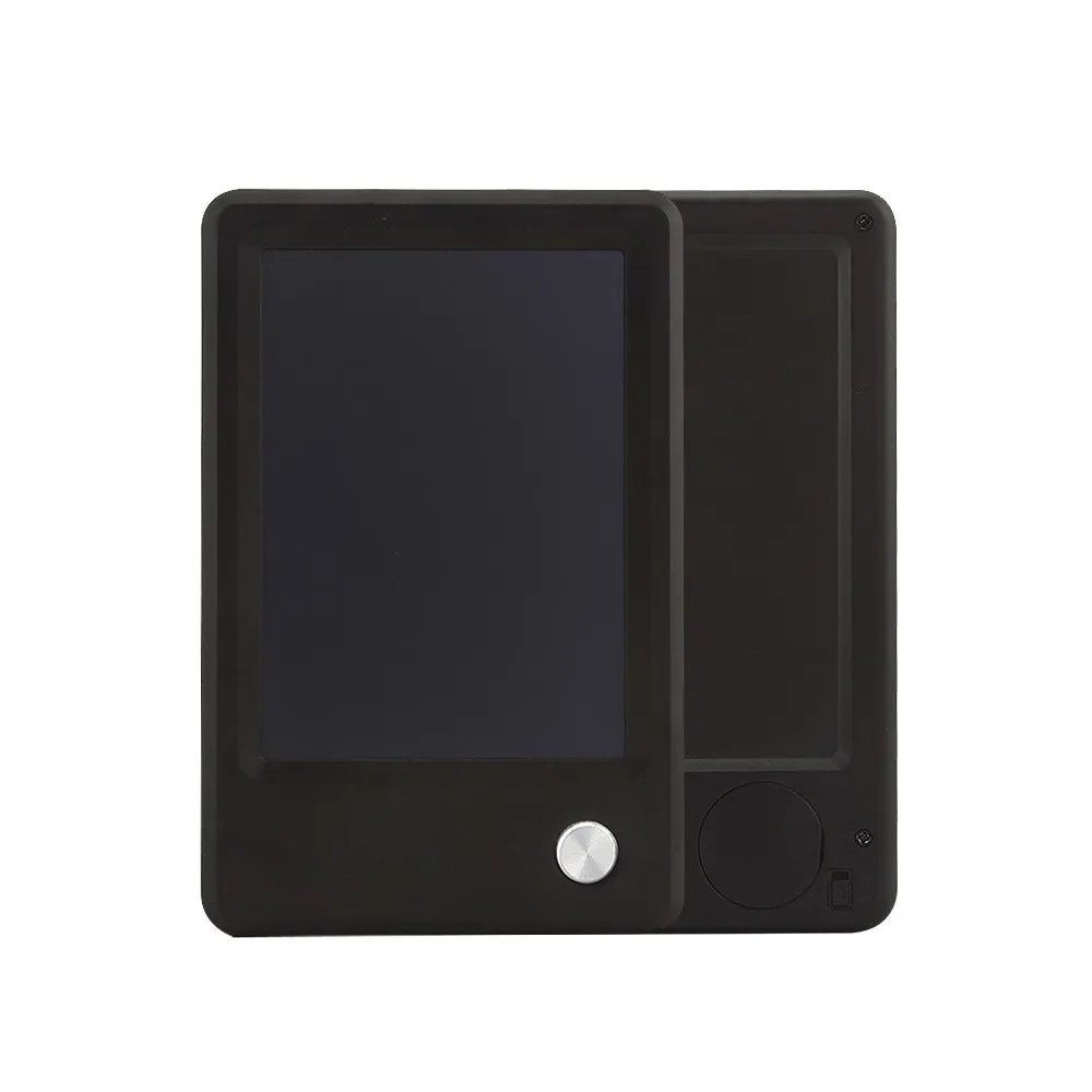 4,5 дюймов ЖК-планшет для рисования мини переносная доска цифровой графический планшет электронный почерк блокнот для детская живопись подарки - Цвет: Черный