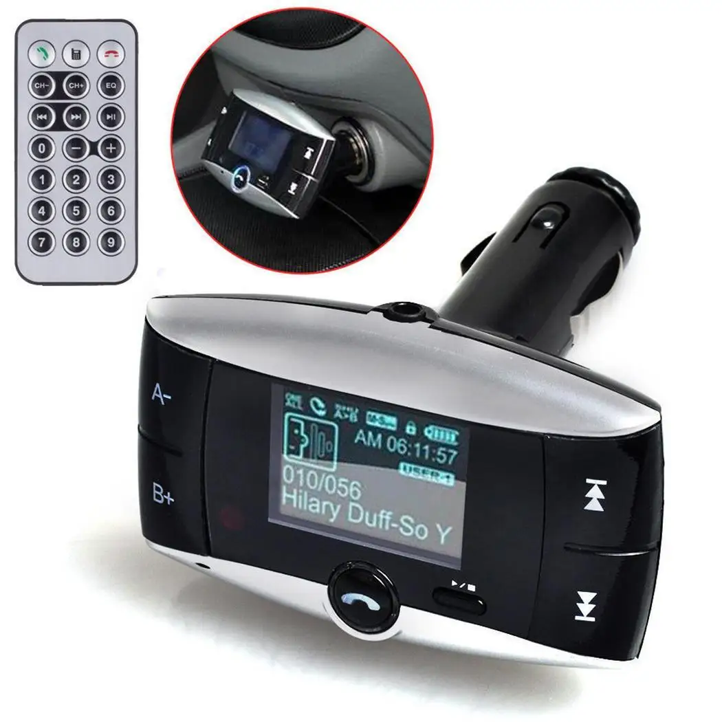 

Hands-free Stereo USB Wireless Charger Bluetooth Car FM Transmitter