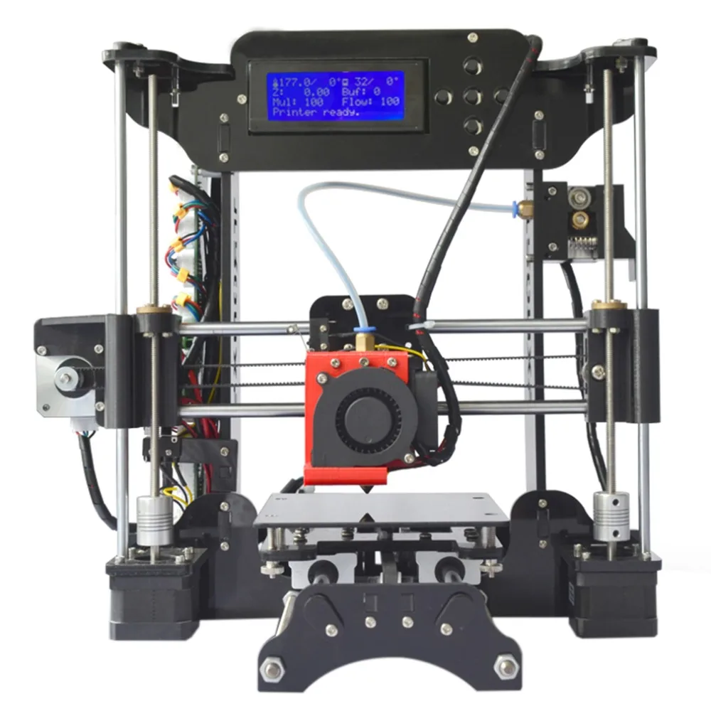 

High Precision Adjustable Leveling 3D Printer XY-100 Large Printing Size Support Secure Digital Memory Card USB EU Plug