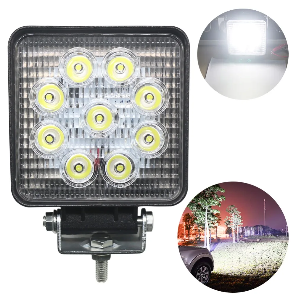 

4.5In LED Work Light 27W Offroad UAZ NIVA 4X4 ATV SUV External Lamp Spot Beam Car Auto Truck Tractor Trailer Working Lights 12V