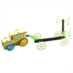 DIY собранная электрическая модель игрушечного автомобиля ручной работы обучающая игрушка Набор банок поезд для детей Студенты эксперимент