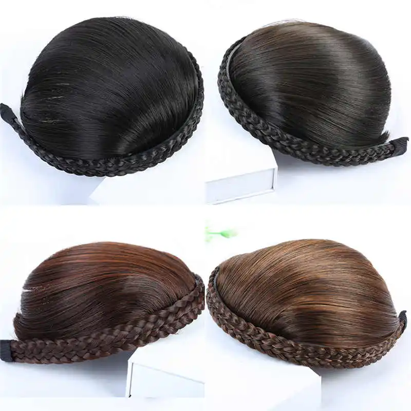 Cateleya Synthetic Braid Headband Blunt Bang Hair Extension