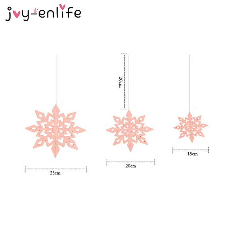 6 шт. 3D Полые Снежинки Висячие украшения вечерние светодиодное Рождественское украшение магазин Свадебная Рождественская елка украшения