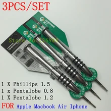Repair Pry Tools Screwdrivers Set Kit Precision For Apple Macbook Air iPhone 5 4S 6 iPad Samsung HTC Lumia Sony