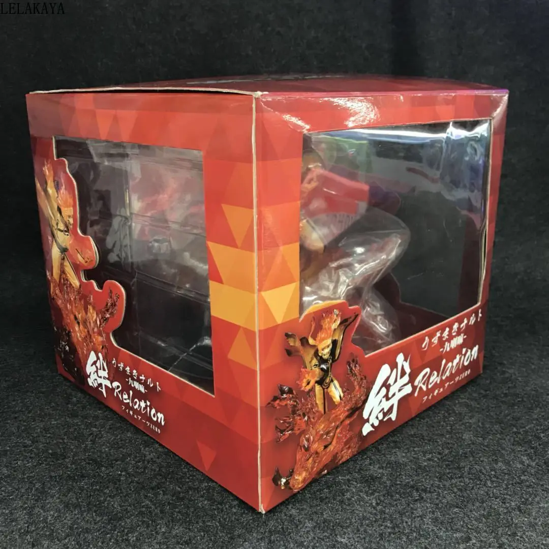 20 см аниме Наруто Shippuden фигурка Uzumaki отношение ноль кьюби версия модели Kurama ПВХ