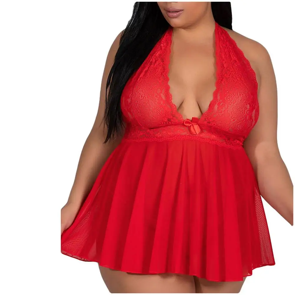 Женская ночная рубашка летняя Пижама Babydoll сексуальное нижнее белье халат