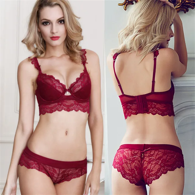 Delightful Bh&g Home Designer Part - 5: New Sexy BH Push Up Bra Set Underwear Women Lace Bralette Bra Thin D Cup Transparent