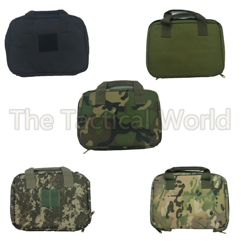 

14" Tactical Hunting Airsoft Hand Gun Bag Nylon Gun Case Shooting Shotgun Case Bag Military Magazine Carry Pistol Bag With Strap
