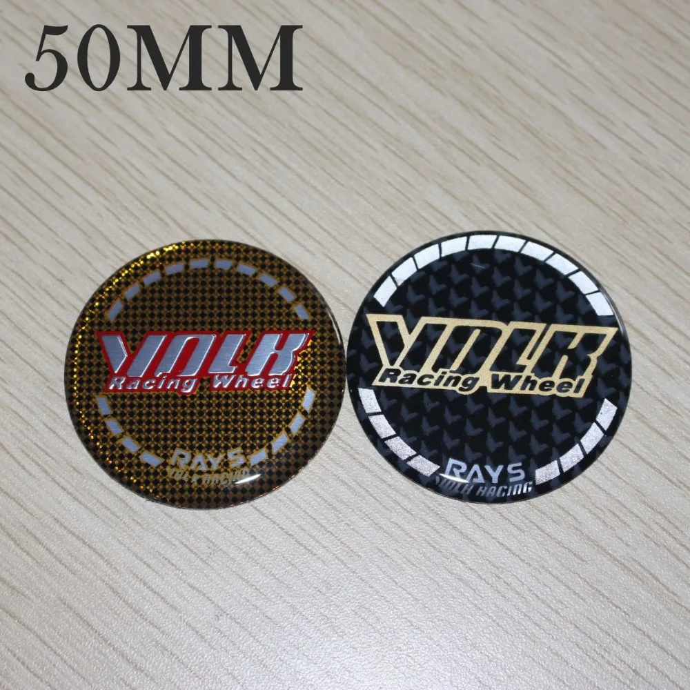 50MM RAYS VOLK Center Cap Stickers Volk Racing Cap Sticker Emblems