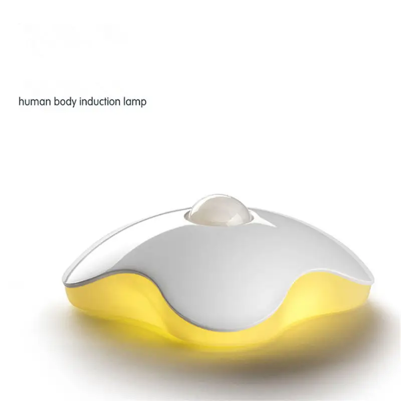 

LED Night Light Motion Sensor Battery USB Smart Human Body Induction Closet Cabinet Toilet Lamps Kids Baby Four Leaf Clover