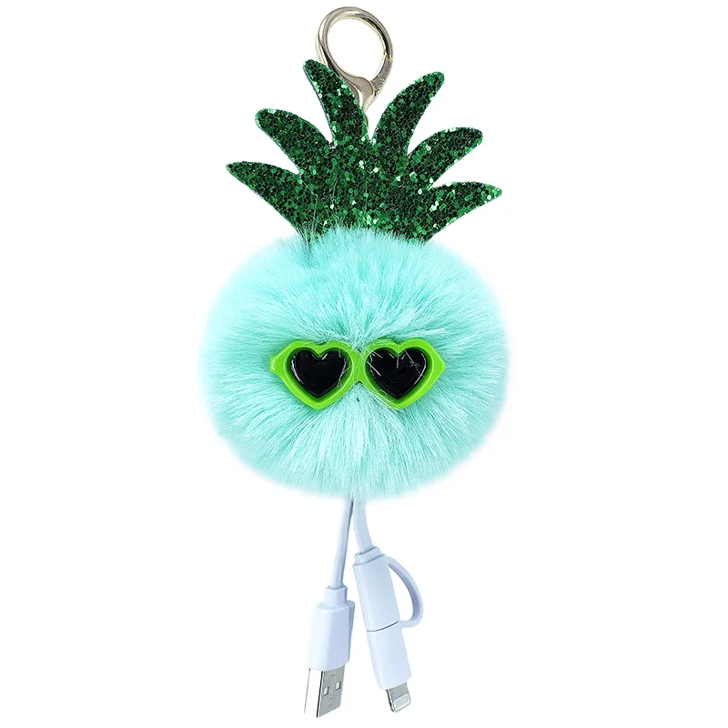 Новые креативные солнцезащитные очки ананас сотовый телефон кабель для передачи