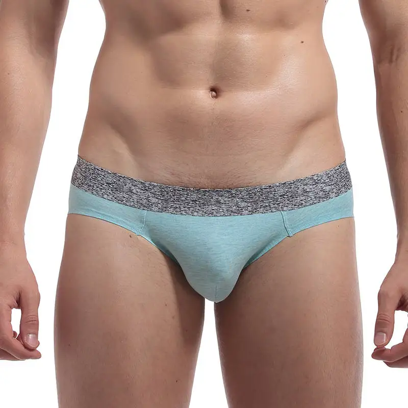 

Comfortable Cotton Underwear Briefs 2018 New Men's Breathable Seamless Underpants Sexy Males Bulge Pouch Triangle Panties M-XXXL