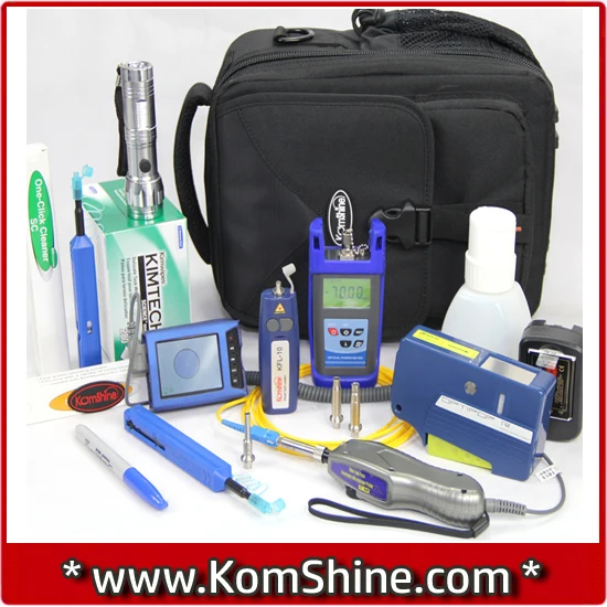 11 in 1 Deluxe Optical Fiber Connector Cleaning+Testing+Inspection Tool