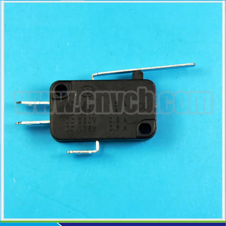 KW7-1 Mini operation steel wire hinge lever type elevator micro switch/micro switch 15a 250vac/ long lever switch