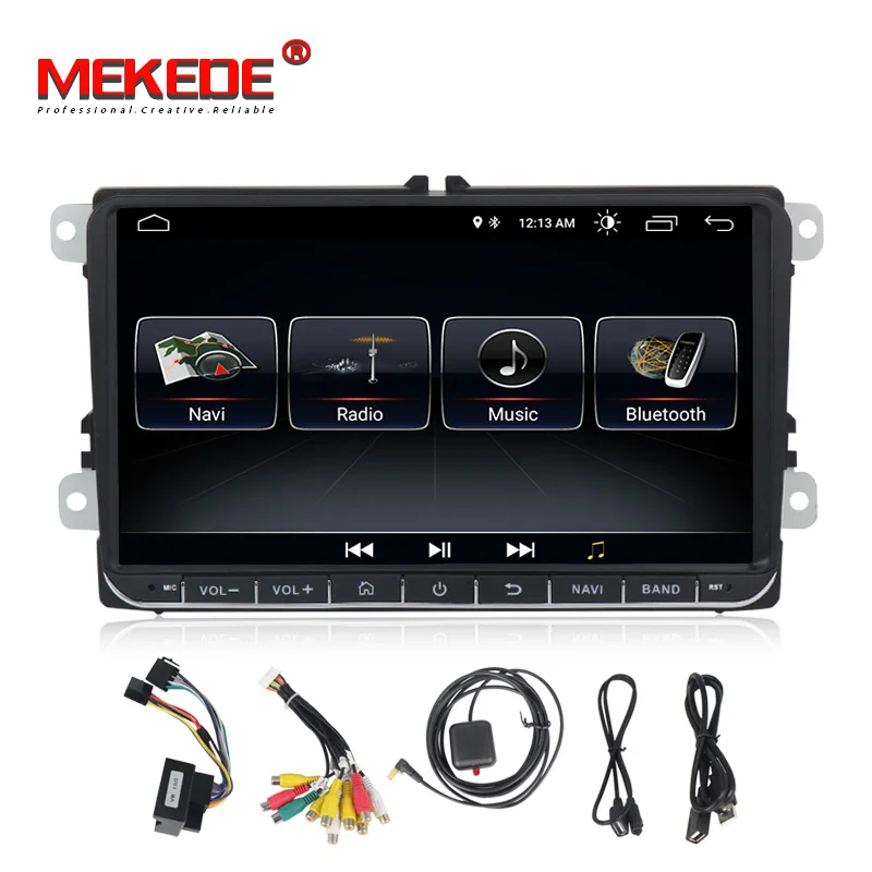 Flash Deal free shipping HD 1024X600 Android 9inch for Passat Radio Car GPS no DVD Player For VW Golf GPS For VW Polo GPS Navigation 3