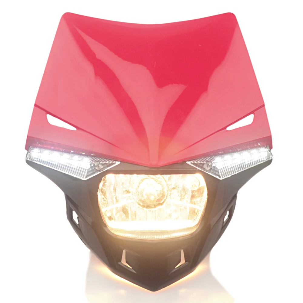 Универсальная мотоциклетная фара для CRF XR WRF YZF DRZ RMZ XT WR Supermoto Dirt Bike обтекатель