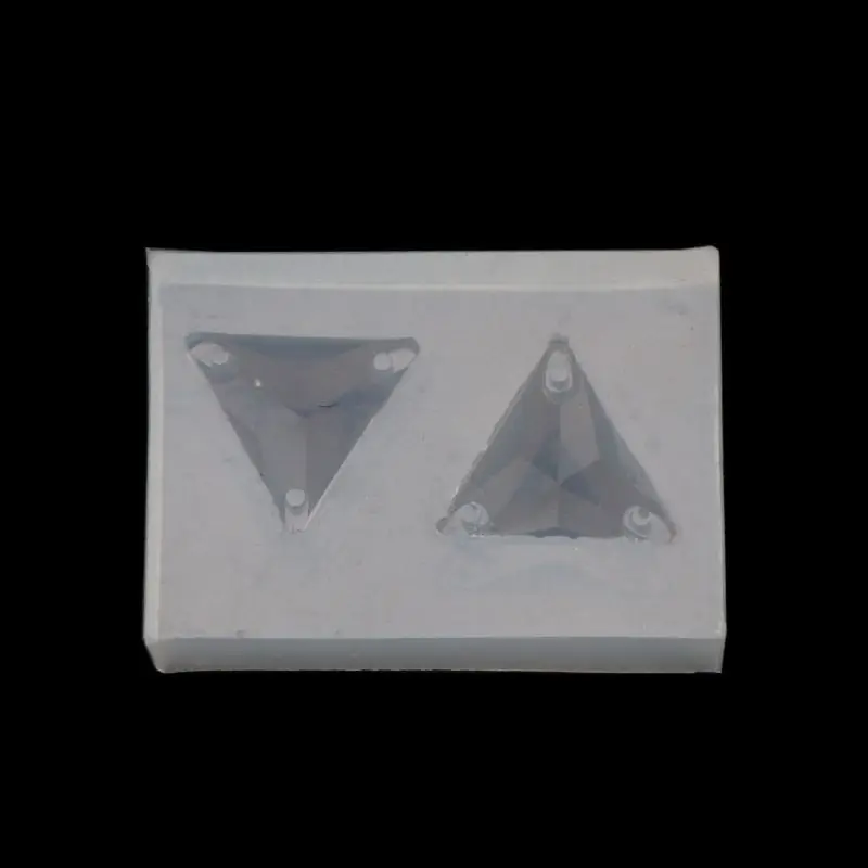 

Silicone UV Resin Mold Triangle Gem Beads Bracelets Mold Jewelry Making Tools